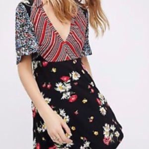 Free People multi floral dress